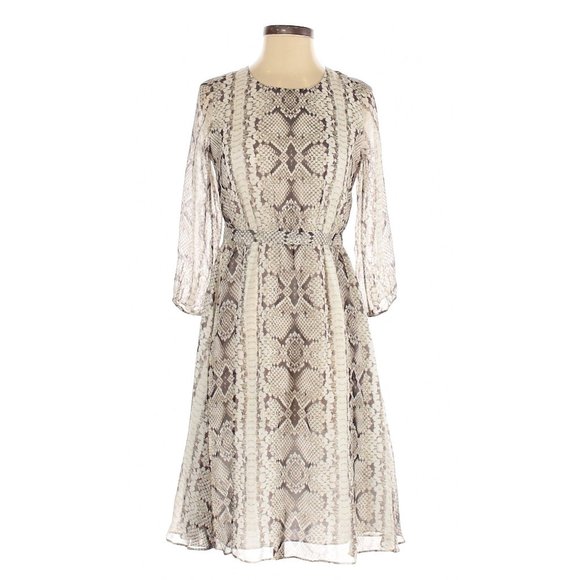 NEW J. Crew Snake Print Dress Women's Size 0 - Picture 1 of 6